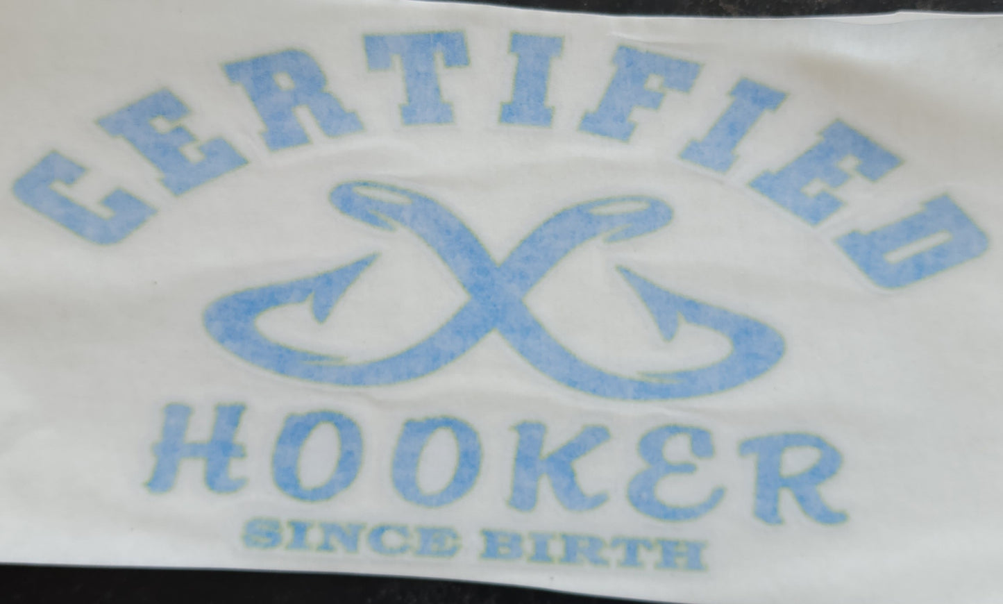 Certified hooker logo decals
