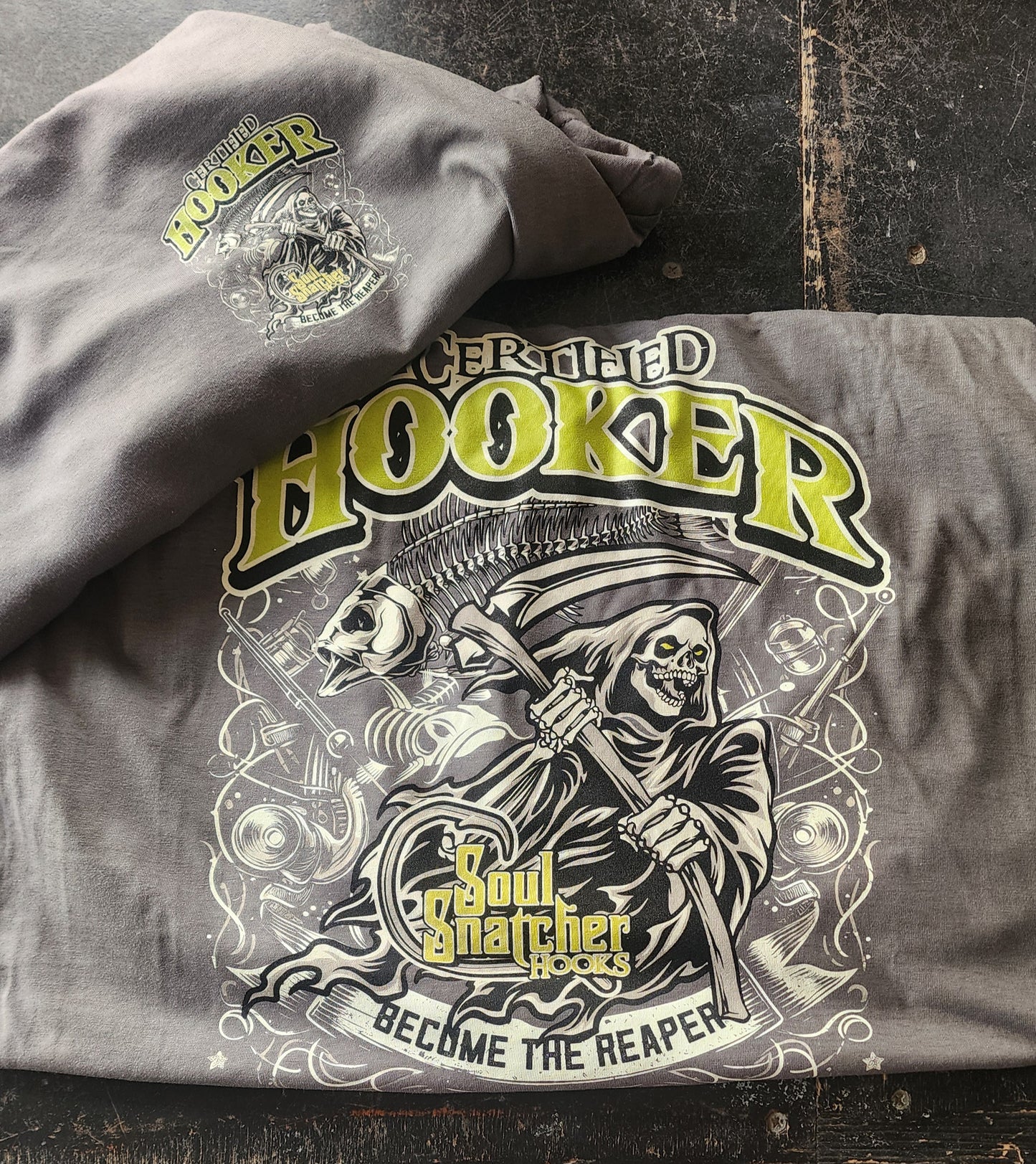 Certified hooker be the reaper t-shirt