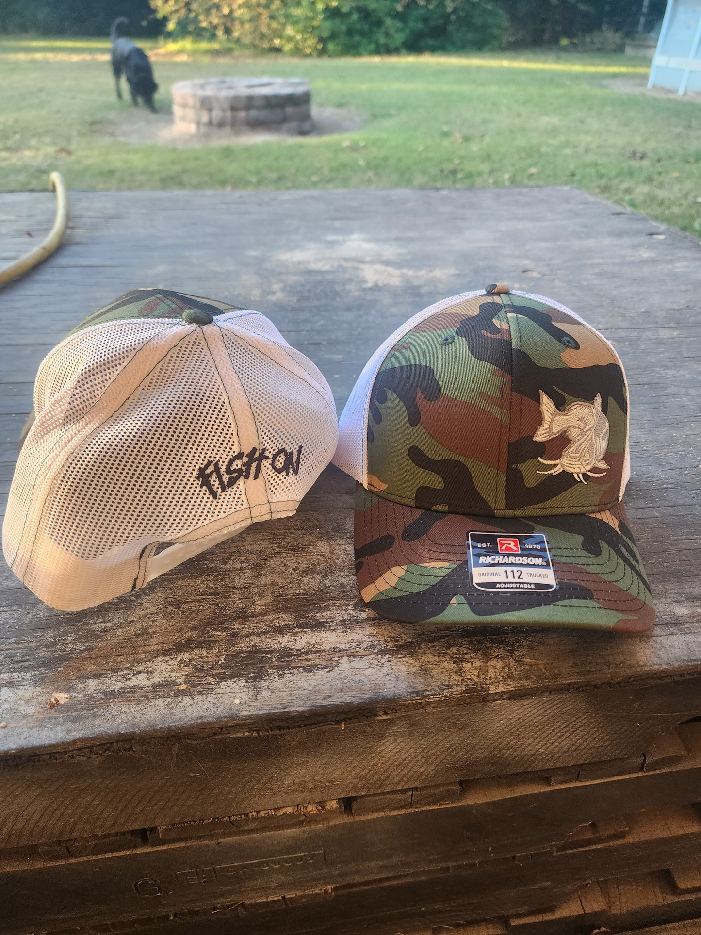 Certified hooker clothing camo and white catfish hat