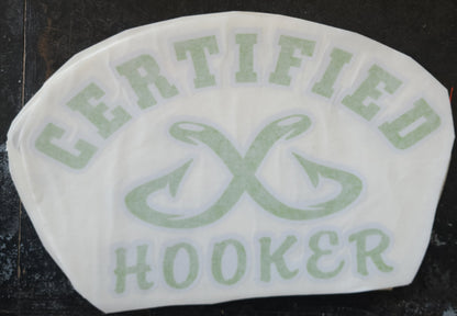 Certified hooker logo decals