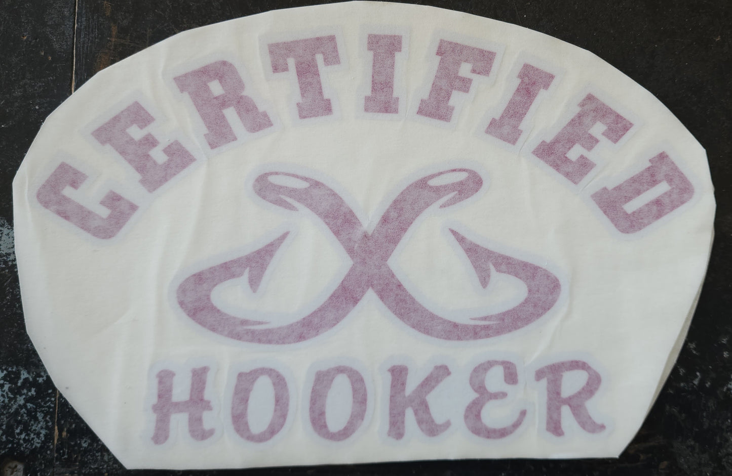 Certified hooker logo decals