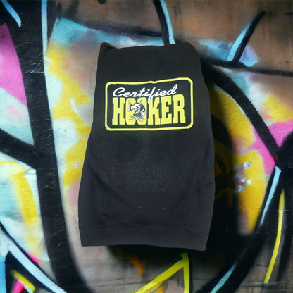 Certified hooker hoodie black